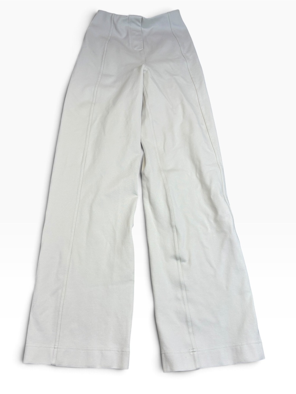 Lululemon Define Wide Leg Pant Luon Bone Off White High Rise Flare 0